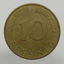 1981 J - 10 pfennig, Bundesrepublik Deutschland, Nemecko