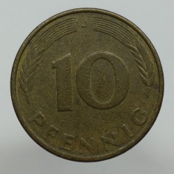1987 J - 10 pfennig, Bundesrepublik Deutschland, Nemecko
