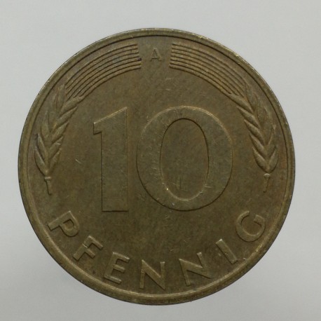 1993 A - 10 pfennig, Bundesrepublik Deutschland, Nemecko