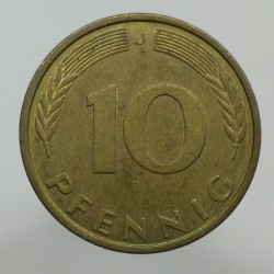 1993 J - 10 pfennig, Bundesrepublik Deutschland, Nemecko