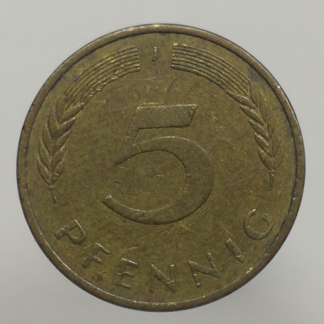 1981 J - 5 pfennig, Bundesrepublik Deutschland, Nemecko
