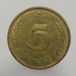 1995 A - 5 pfennig, Bundesrepublik Deutschland, Nemecko