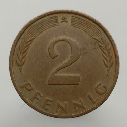 1991 A - 2 pfennig, Bundesrepublik Deutschland, Nemecko
