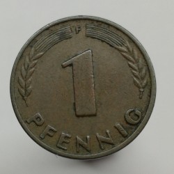1948 F - 1 pfennig, Bundesrepublik Deutschland, Nemecko