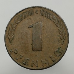 1948 G - 1 pfennig, Bundesrepublik Deutschland, Nemecko