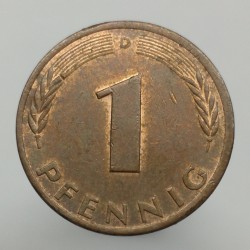1978 D - 1 pfennig, Bundesrepublik Deutschland, Nemecko