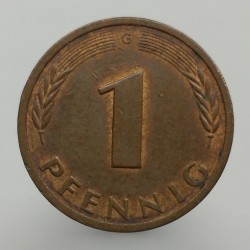 1983 G - 1 pfennig, Bundesrepublik Deutschland, Nemecko
