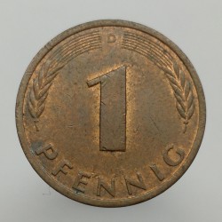 1985 D - 1 pfennig, Bundesrepublik Deutschland, Nemecko