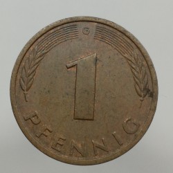 1987 G - 1 pfennig, Bundesrepublik Deutschland, Nemecko