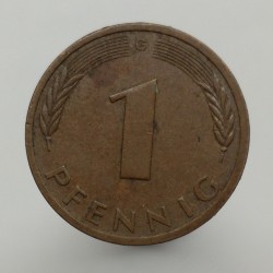 1991 G - 1 pfennig, Bundesrepublik Deutschland, Nemecko