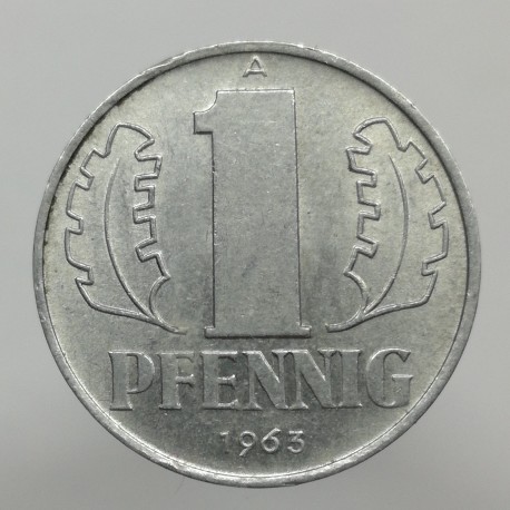 1963 A - 1 pfennig, Deutsche Demokratische Republik, Nemecko