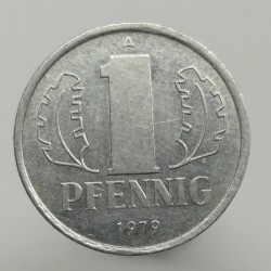 1979 A - 1 pfennig, Deutsche Demokratische Republik, Nemecko