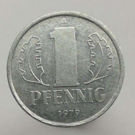 1979 A - 1 pfennig, Deutsche Demokratische Republik, Nemecko