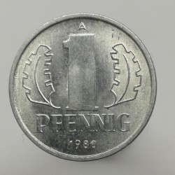 1980 A - 1 pfennig, Deutsche Demokratische Republik, Nemecko