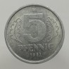 1981 A - 5 pfennig, Deutsche Demokratische Republik, Nemecko