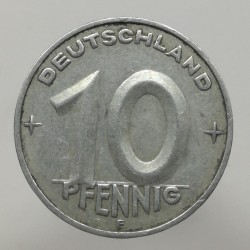 1952 E - 10 pfennig, Deutschland, Nemecko