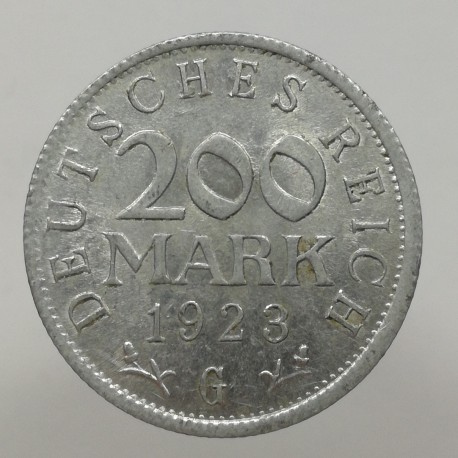 1923 G - 200 mark, Deutsches Reich, Nemecko