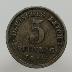 1918 E - 5 pfennig, Deutsches Reich, Nemecko