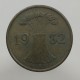 1932 A - 1 reichspfennig, Deutsches Reich, Nemecko