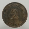 1876 A - 2 pfennig, Deutsches Reich, Nemecko
