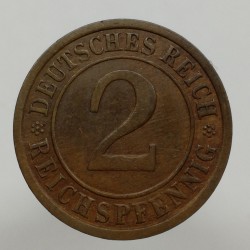 1936 A - 2 reichspfennig, Deutsches Reich, Nemecko