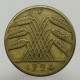 1924 F - 10 rentenpfennig, Deutsches Reich, Nemecko