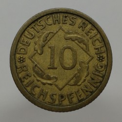 1929 A - 10 reichspfennig, Deutsches Reich, Nemecko