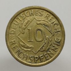 1931 A - 10 reichspfennig, Deutsches Reich, Nemecko