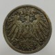 1901 F - 5 pfennig, Deutsches Reich, Nemecko