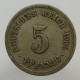 1905 A - 5 pfennig, Deutsches Reich, Nemecko