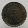 1911 F - 5 pfennig, Deutsches Reich, Nemecko