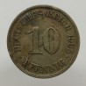 1905 A - 10 pfennig, Deutsches Reich, Nemecko