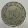 1906 E - 10 pfennig, Deutsches Reich, Nemecko