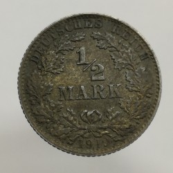 1919 E - 1/2 mark, Deutsches Reich, Nemecko