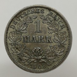 1908 D - 1 mark, Deutsches Reich, Nemecko