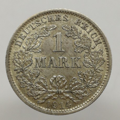 1914 D - 1 mark, Deutsches Reich, Nemecko