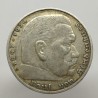 1936 A - 5 mark, Hindenburg, Deutsches Reich, Nemecko