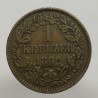 1862 - 1 kreuzer, Friedrich I., Baden, Nemecko