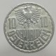 1972 - 10 groschen, Rakúsko