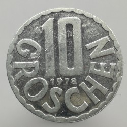 1978 - 10 groschen, Rakúsko