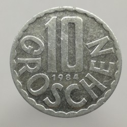1984 - 10 groschen, Rakúsko