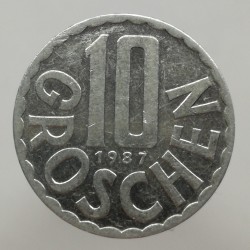 1987 - 10 groschen, Rakúsko