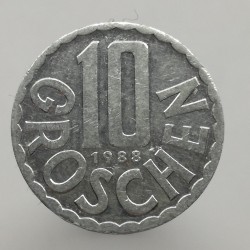 1988 - 10 groschen, Rakúsko