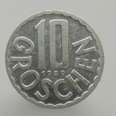 1989 - 10 groschen, Rakúsko