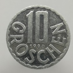 1990 - 10 groschen, Rakúsko