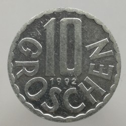 1992 - 10 groschen, Rakúsko