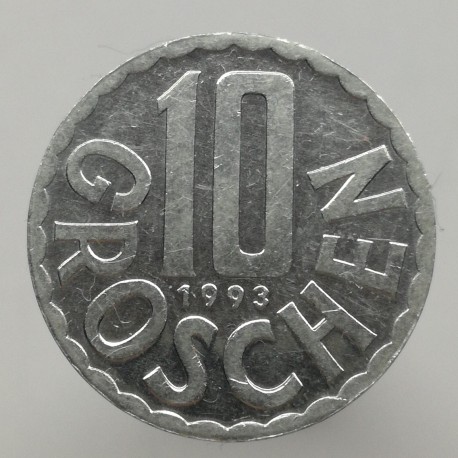 1993 - 10 groschen, Rakúsko