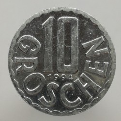 1994 - 10 groschen, Rakúsko