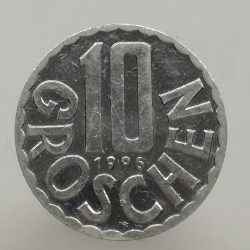 1996 - 10 groschen, Rakúsko
