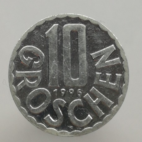 1996 - 10 groschen, Rakúsko